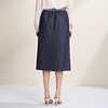 EITIE爱特爱复古亮丝牛仔a字显瘦通勤百搭2026春季新款半身裙A2606107 商品缩略图4