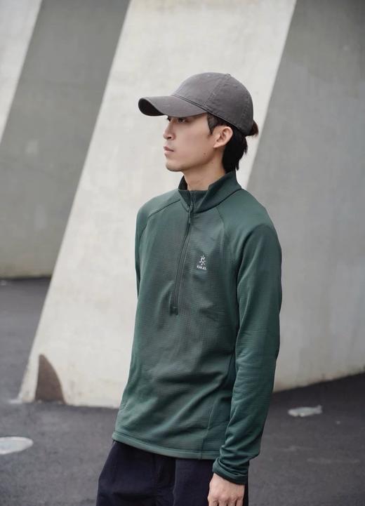 一店k （代工厂订单！）保暖/吸湿/速干！秋冬户外活动必备 凯乐*男款立领半开胸抓绒衣 商品图8