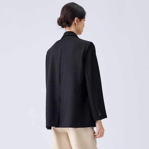 罗蒙女士西服外套舒适透气优雅干练气质职业商务休闲单西外套女 商品图9