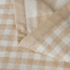  素道有机彩棉枕巾 | 2个装 棕色格子 78*52cm 五层纱布 双面可用 加宽包边工艺 透气柔软枕套 商品缩略图3