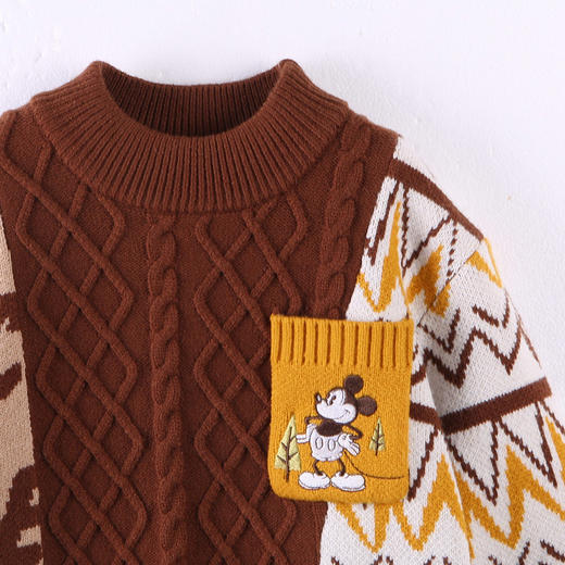 迪士尼米奇针织冬季男童套头毛衣XD4ES020 商品图6
