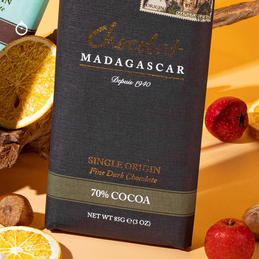 企鹅市集|马达加斯加单一产地单源黑巧克力牛奶巧克力85g AOC获奖无数 多款种植园可可新上市 商品图2
