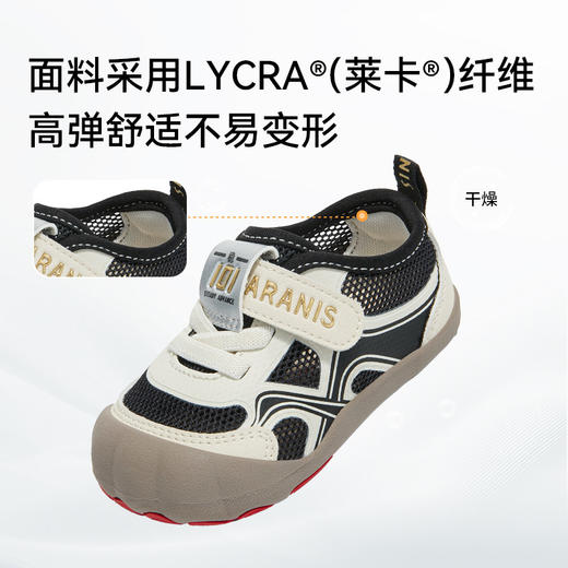 泰兰尼斯童鞋春季新款101步前鞋男宝宝婴幼儿宝宝鞋女童赤足鞋子T24B6A8512 商品图4