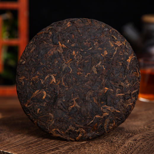 暖胃舒畅！百年老树头春！云南古树普洱茶（熟茶） 200g*5饼（送礼袋） 商品图5