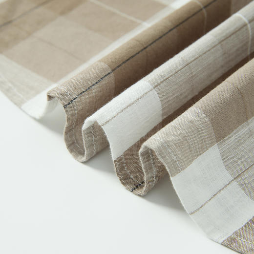 【100%棉】罗蒙男士长袖格子衬衫休闲时尚百搭舒适大众款日常百搭衬衣 商品图9