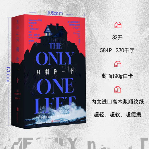 【预售期赠真探社证物袋+首发限赠真探卡】只剩你一个（平装32开），年度哥特悬疑王炸，微恐惊悚直起鸡皮疙瘩！女性叙事下关于真相与成长的追索，双女主极限拉扯，层层反转。（预售计划1月上旬发货） 商品图1