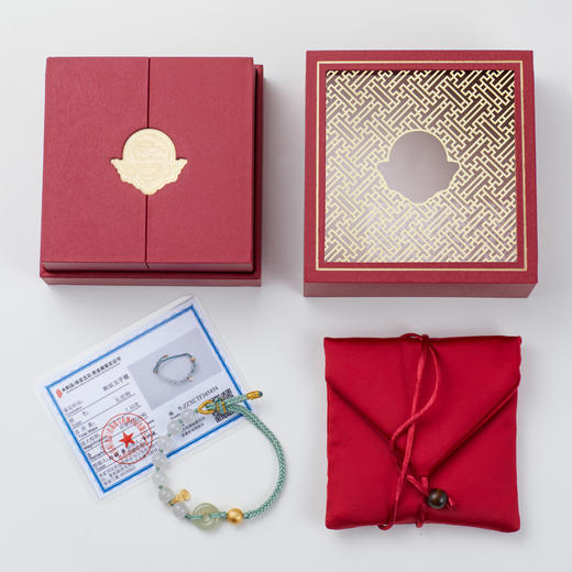 和田玉平安扣单圈手绳 商品图4