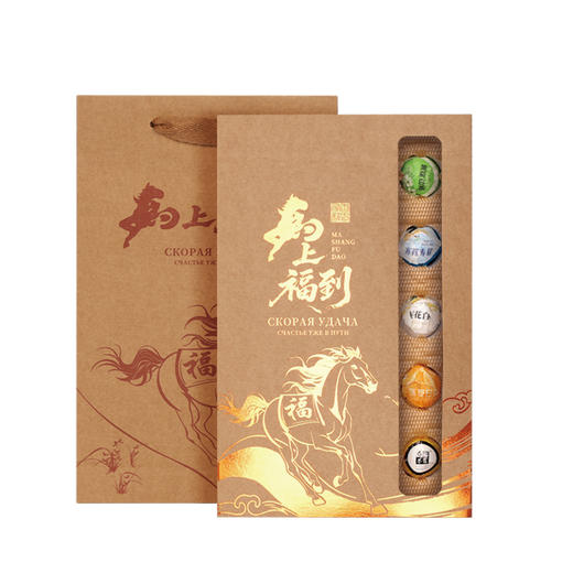 喜气五大茗补五宝礼盒+马上福到五大龙珠白茶 春节新年送礼佳品滋补养生礼盒 商品图10