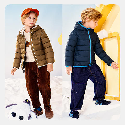 【三防】迷你巴拉男女童羽绒服连帽外套2025冬新品 商品图2