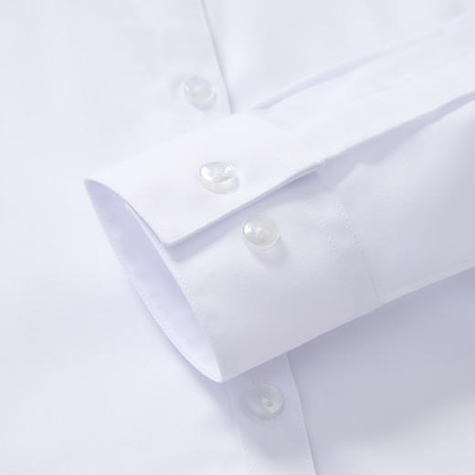 【含桑蚕丝莫代尔】罗蒙女士长袖衬衫舒适透气职业通勤气质轻盈舒适衬衣女 商品图11