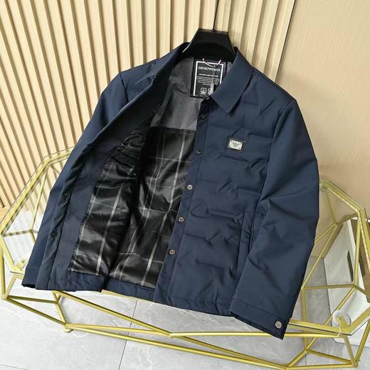 啊玛尼EA7 轻便保暖商务行政休闲纯色羽绒服外套 商品图2