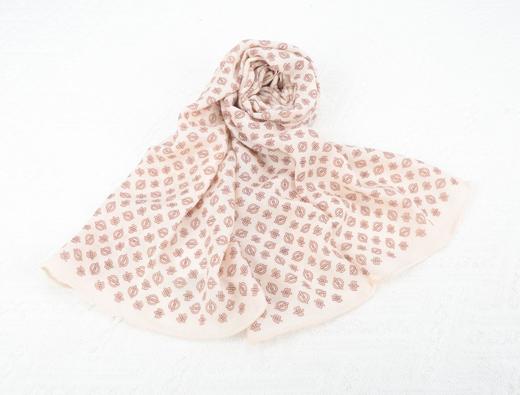 手工卷边羊绒羊毛围巾 商品图11