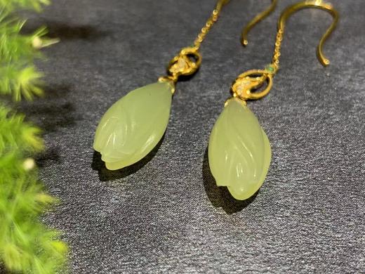 【御珠宫坊】金镶黄玉耳坠 商品图2