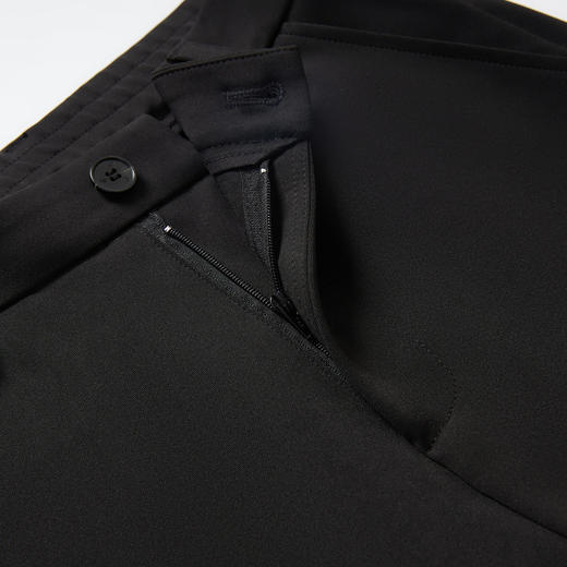 【松紧腰】罗蒙女士休闲裤长裤商务职业百搭纯色简约舒适显瘦裤子 商品图7