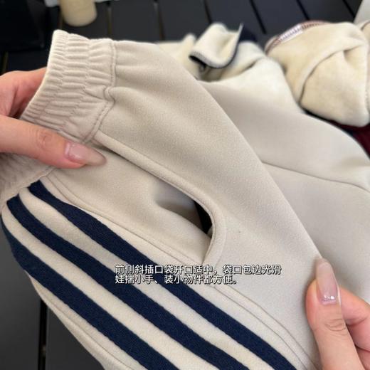 D122416宝妈必入！娃的秋冬神裤儿童加绒拉条裤 商品图6