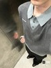 D122454羊毛混纺莫兰迪polo领拼色假两件长袖毛衣 商品缩略图14