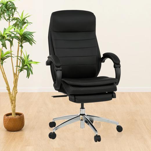 【家具】办公室书房娱乐带脚托电脑椅工作椅办公椅 商品图3