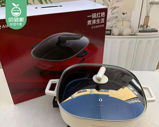 【预售-12月29日配送】艾美特多功能鸳鸯电热锅（红色）/1个（5L） 商品图3