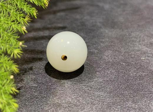 【御珠宫坊】金镶羊脂白玉珠 商品图4