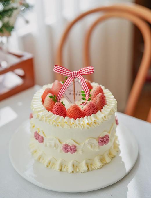 甜美草莓ins蛋糕-低糖处理无添加 商品图0