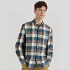 【100%棉】罗蒙男士长袖格子衬衫休闲时尚百搭舒适大众款日常百搭衬衣 商品缩略图1