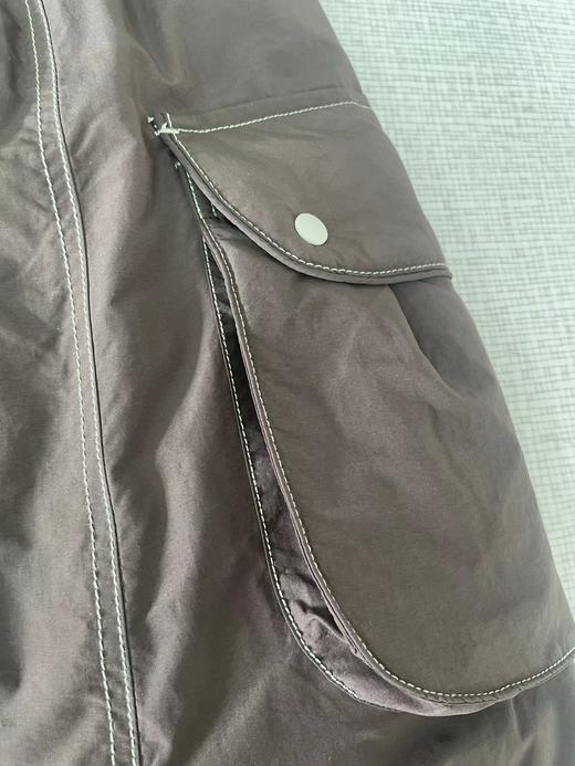 D122412秋冬防泼水明线夹棉长裙保暖厚款宽松半身裙 商品图12