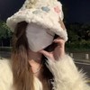 【百搭好看❗️软糯毛绒星星帽】帽型挺括有型带上显脸小 不挑脸型 不挑头型 轻松凹造型！秋冬季渔夫帽女加绒保暖日系甜美可爱学生显脸小盆帽潮 商品缩略图2