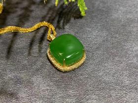 【御珠宫坊】金镶碧玉吊坠