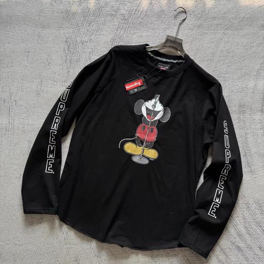 D122456米奇印花图案圆领长袖T恤男女同款 商品图13