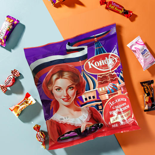 （2.10-2.25不发货）俄罗斯经典风味糖果 混合糖果多重口味 商品图6