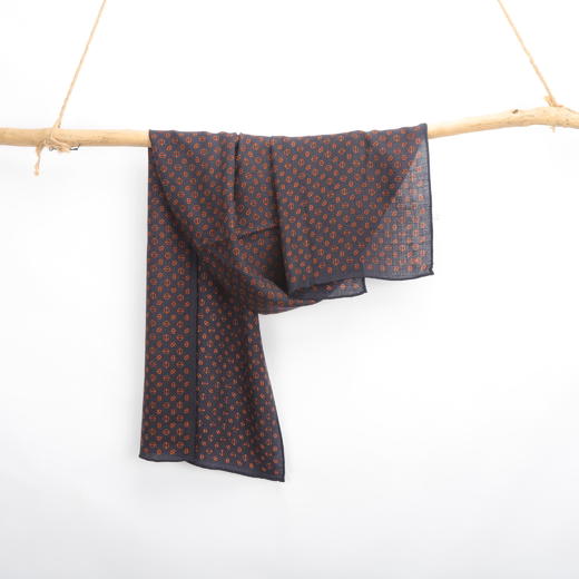 手工卷边羊绒羊毛围巾 商品图5