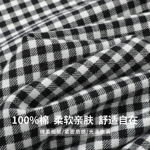 【100棉】罗蒙女士格子衬衫休闲时尚百搭简约大方长袖衬衣 商品图7
