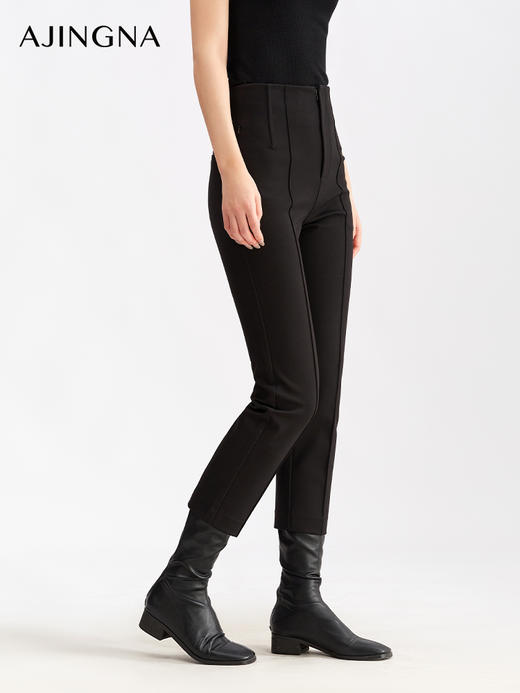 【商场同款】阿菁娜冬季新款隐形塑形裤收脚设计显腿直久坐不皱无束缚通勤休闲两穿A29Q210023 商品图4