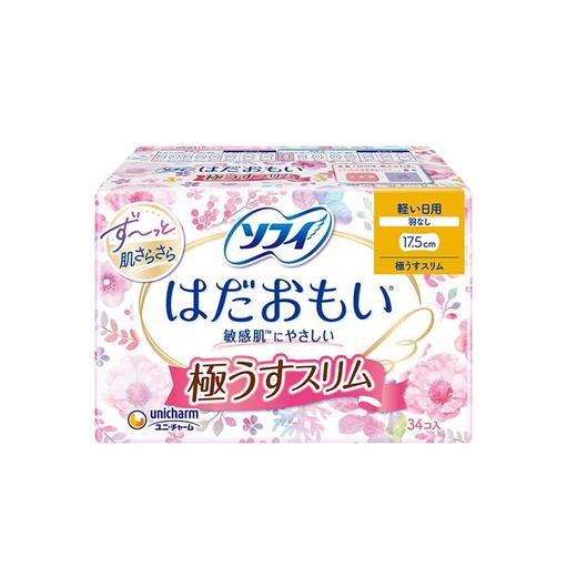 苏菲温柔肌轻柔进口日用迷你卫生巾175mm34片 护垫 商品图4