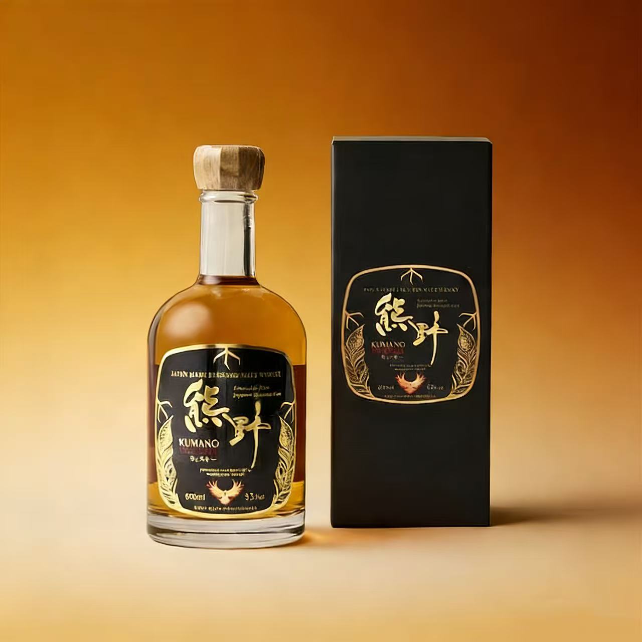 熊野纯麦水楢桶威士忌 43%  500ml 2020年酿造