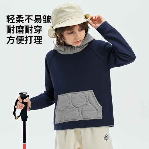 R79110儿童绗棉拼接上衣 商品图1