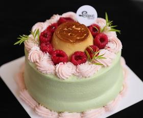 （新品）布丁莓莓开心果奶油蛋糕