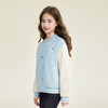 笛莎Deesha 童装女童外套2026春新款撞色拼接空气层棒球服外套 商品缩略图1