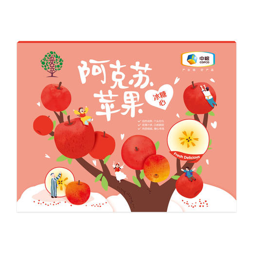 【特惠价】中粮安萃新疆阿克苏红富士苹果2.5kg9粒装（单果直径85-88mm）【分仓直发，72小时发货，周末节假日不发货】 商品图6