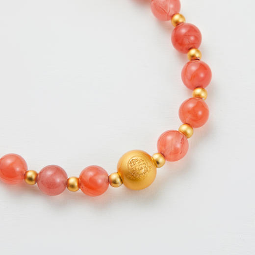 南红银镀金隔珠手串 商品图4