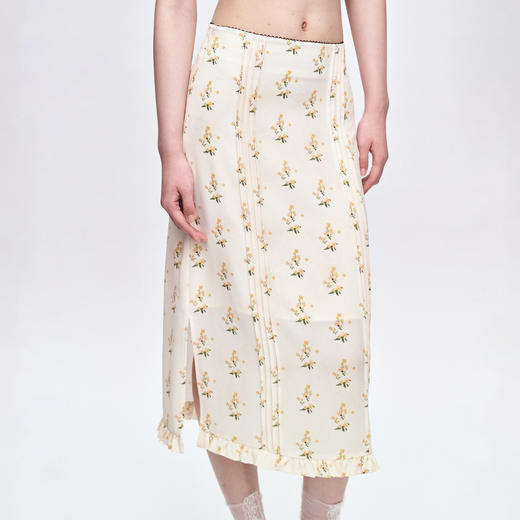 HERLIAN 2025年夏季新品女士雪纺碎花修身半身裙 商品图3