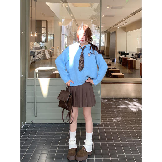 <曾小咸推荐>2.4现货秒杀 ！微信超特价！学院风连帽毛衣 日常219.99 立减130 秒杀89.99！！ 商品图4