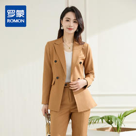 【上衣+裤子】罗蒙女士西服套装两件套时尚商务气质干练百搭日常两件套