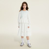 笛莎Deesha 童装女童连衣裙2026春新款淑女白色连衣裙 商品缩略图2