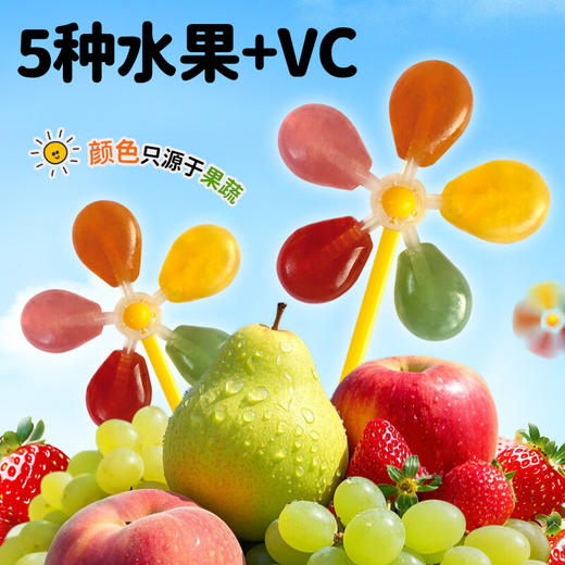 妙伯乐5果VC风车糖12g 商品图0