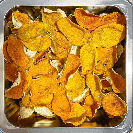 【新皮上新】益柑柠丨2025年天马圈枝大红柑皮 250g/500g/1kg 新会柑皮新皮 适合收藏 囤皮自存 商品图1