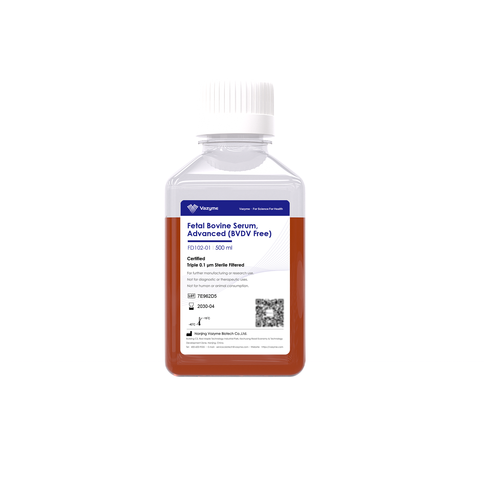 Fetal Bovine Serum, Advanced (BVDV Free)