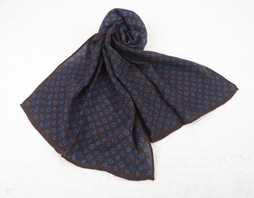 手工卷边羊绒羊毛围巾 商品图3