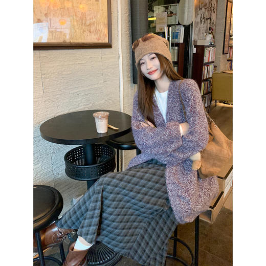 【179元任选2件】现货！韩系格子不规则半身裙 商品图3