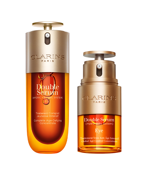 3666057183904	娇韵诗CLARINS	【眼面套装】双萃精华液双萃眼部精华眼霜眼面护肤套装滋润淡纹（50ml面部精华+20ml眼部精华）